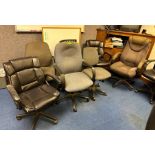 ASSORTED OFFICE CHAIRS AS SHOWN