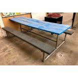 8' WOODEN PICNIC TABLE