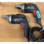 (2) ELECTRIC DRYWALL SCREWDRIVERS