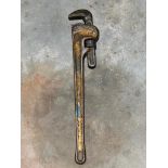 (3) - 24" HEAVY DUTY PIPE WRENCHES