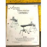VICTAULIC PIPE ROLL GROOVING MACHINE WITH JOB BOX