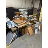 LARGE ASSORTMENT OF REGISTERS, VENT COVERS, AND OTHER HVAC PARTS