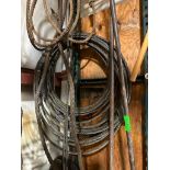 LARGE ASSORTMENT OF PULL CABLES AND WIRE ROPE
