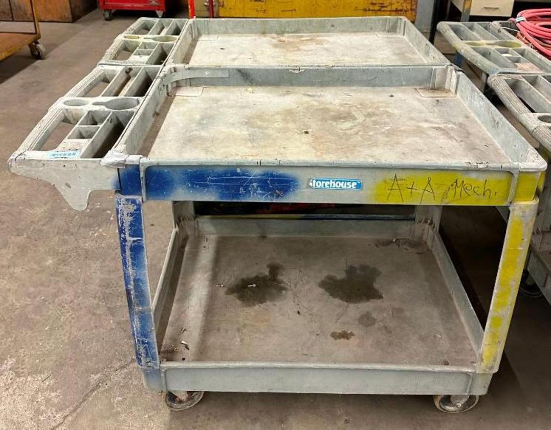 (2) 2-TIER UTILITY CARTS