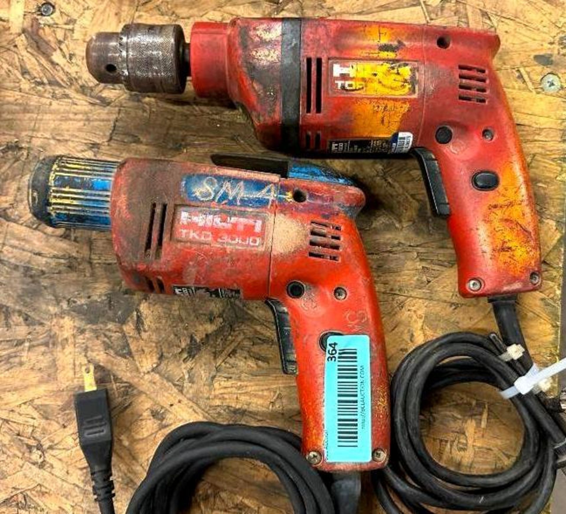 (2) ELECTRIC DRILLS