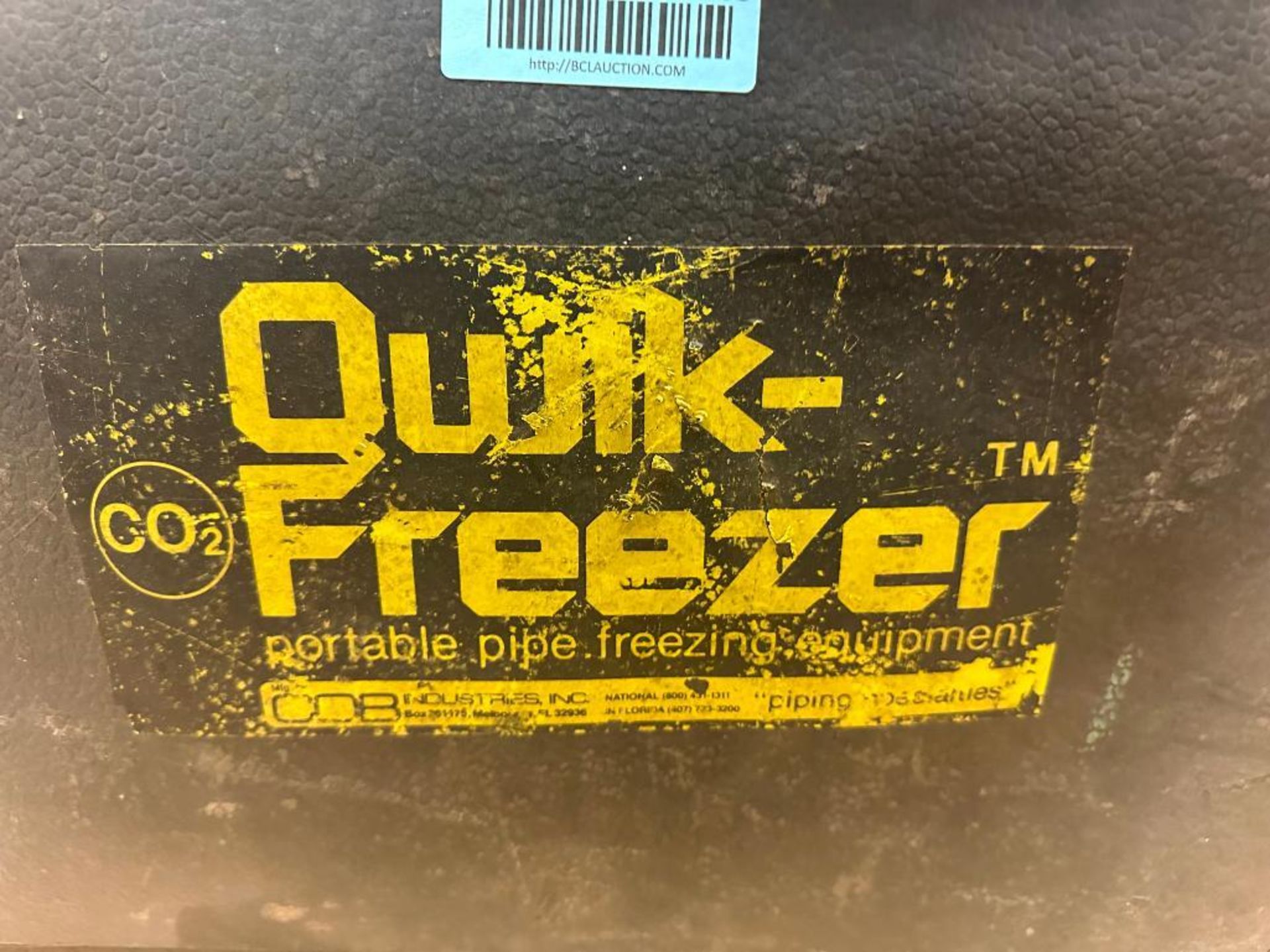 CO2 QWIK-FREEZER PORTABLE PIPE FREEZING EQUIPMENT - Image 2 of 3