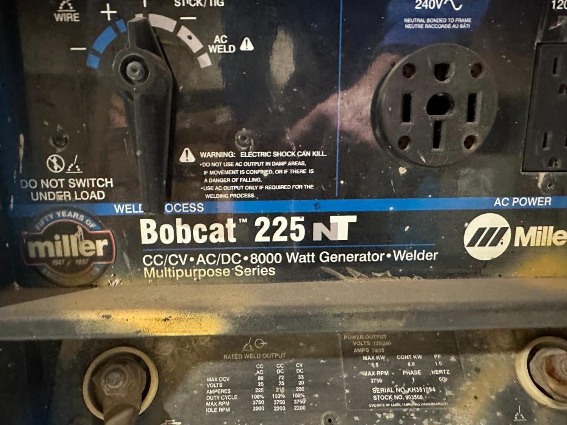 BOBCAT 225 NT CC/CV AC/DC WELDER - Bild 4 aus 4