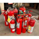 ASSORTED FIRE EXTINGUISHERS