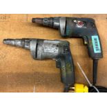 (2) ELECTRIC VSR SCREWDRIVERS