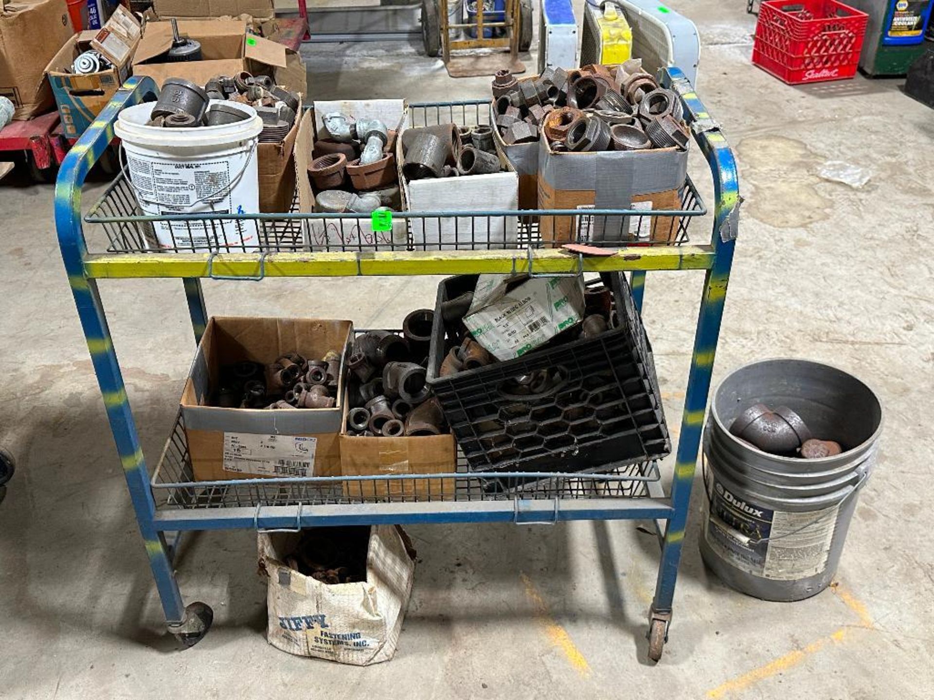 ROLLING CART WITH CONTENTS