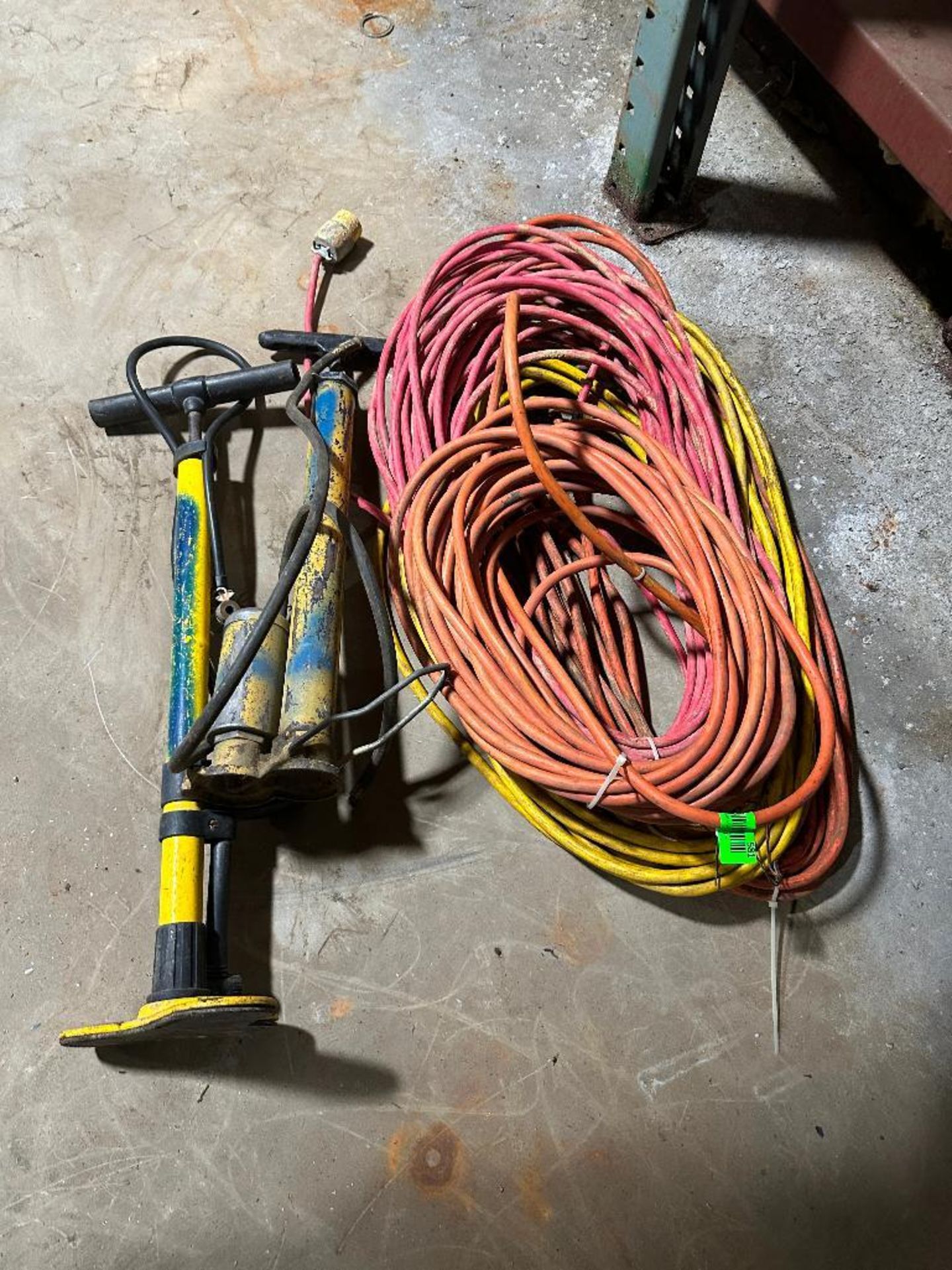 TIRE PUMPS WITH ASSORTED ELECTRICAL CORDS - Image 2 of 2