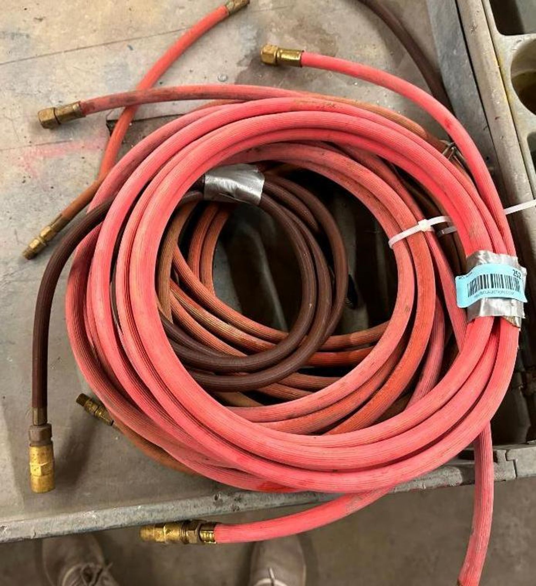 ASSORTED GAS HOSES AS SHOWN