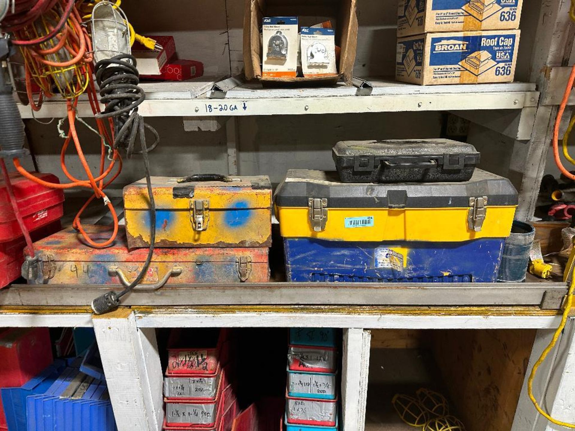 ASSORTED EMPTY TOOL BOXES