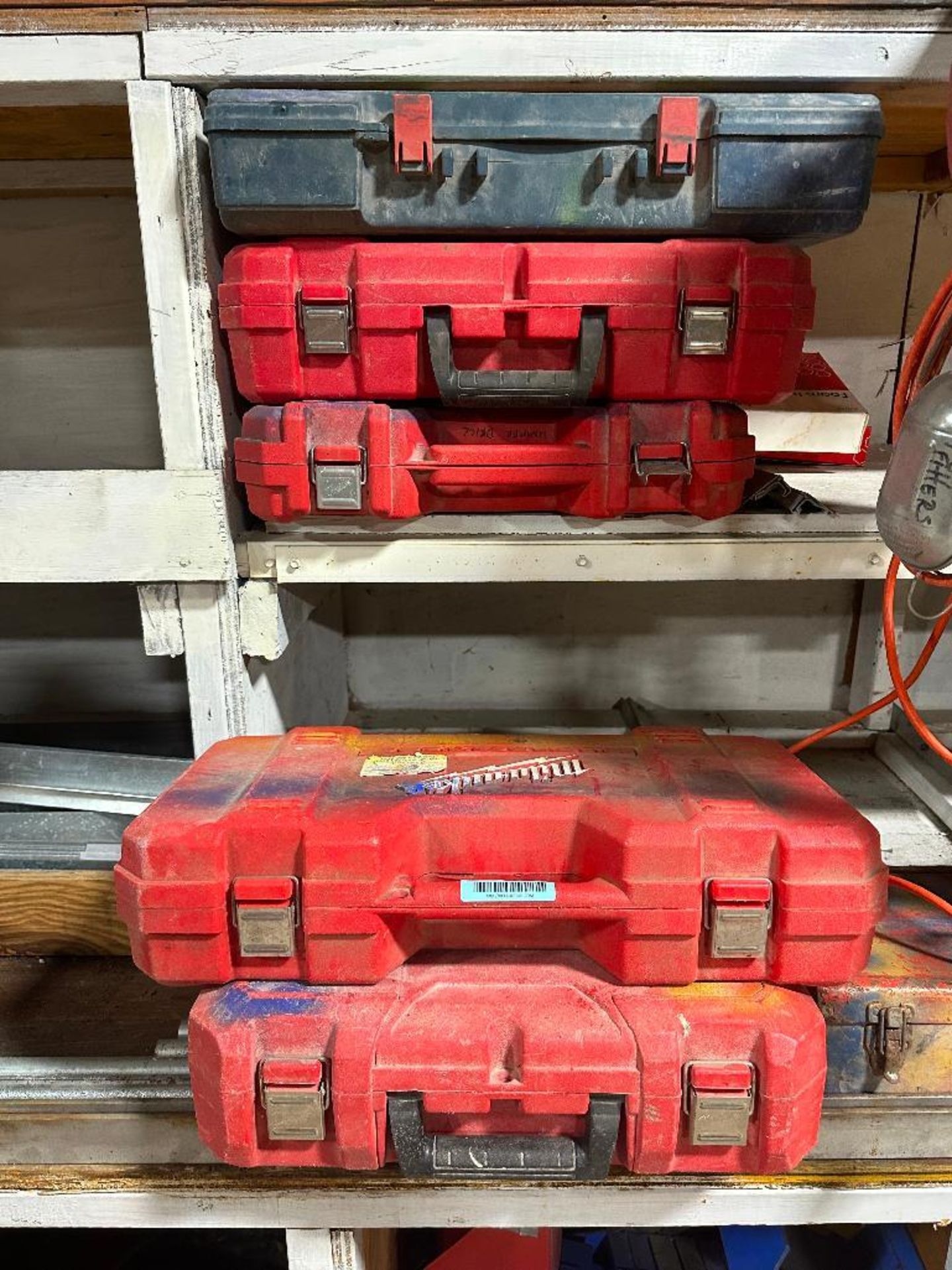 ASSORTED EMPTY TOOL BOXES