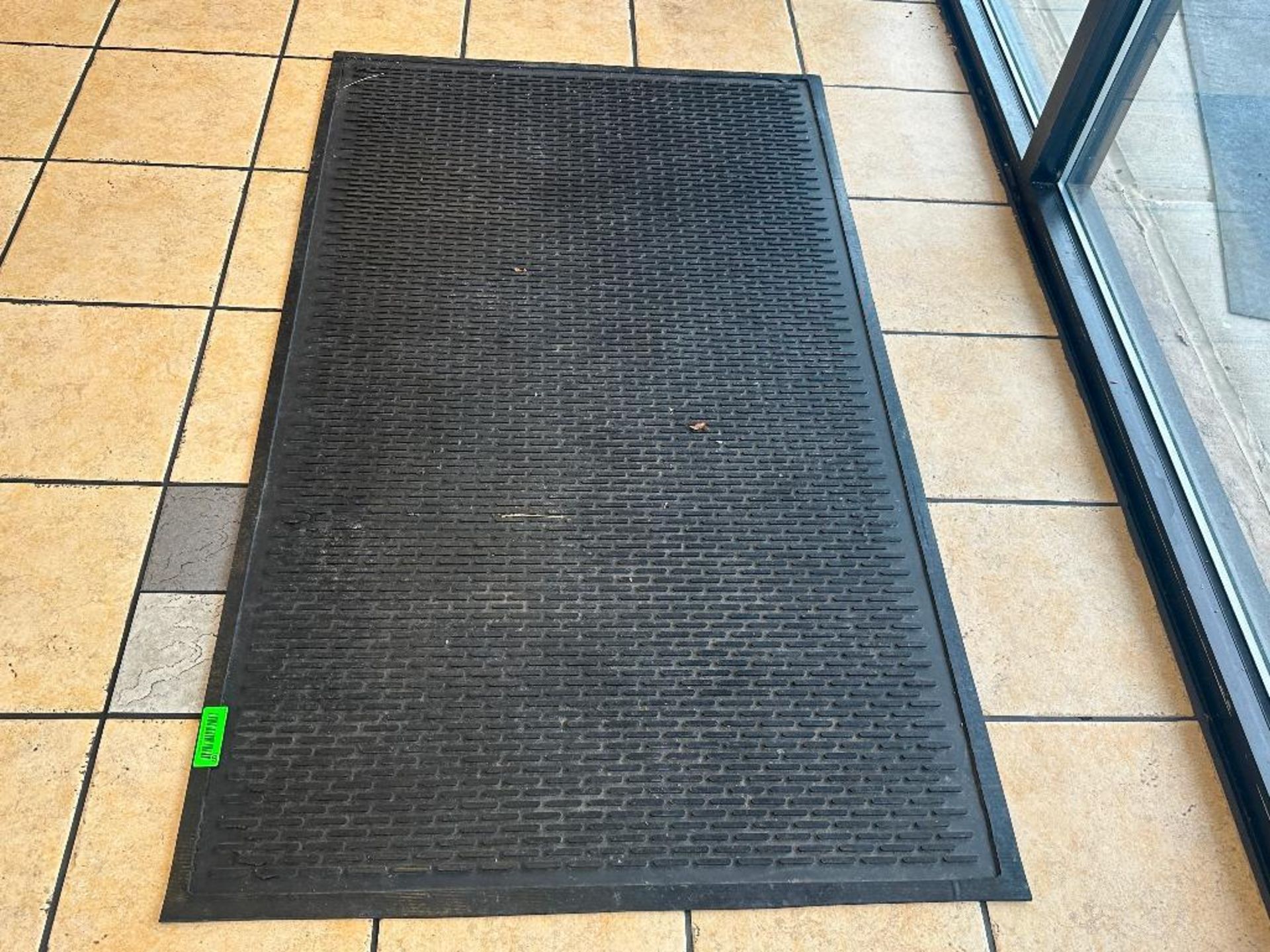 DESCRIPTION (4) 5' X 3' BLACK RUBBER TRAFFIC MATS. THIS LOT IS: SOLD BY THE PIECE LOCATION 7399 O'Co - Image 3 of 4