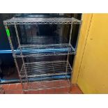 DESCRIPTION 36" X 12" FOUR TIER WIRE SHELF SIZE 60" T LOCATION 7399 O'Connor Drive, Round Rock, TX Q