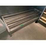 DESCRIPTION 60" ALUMINUM DUNNAGE RACK. SIZE 60" LOCATION 180 East Whitestone Blvd #164, Cedar Park,