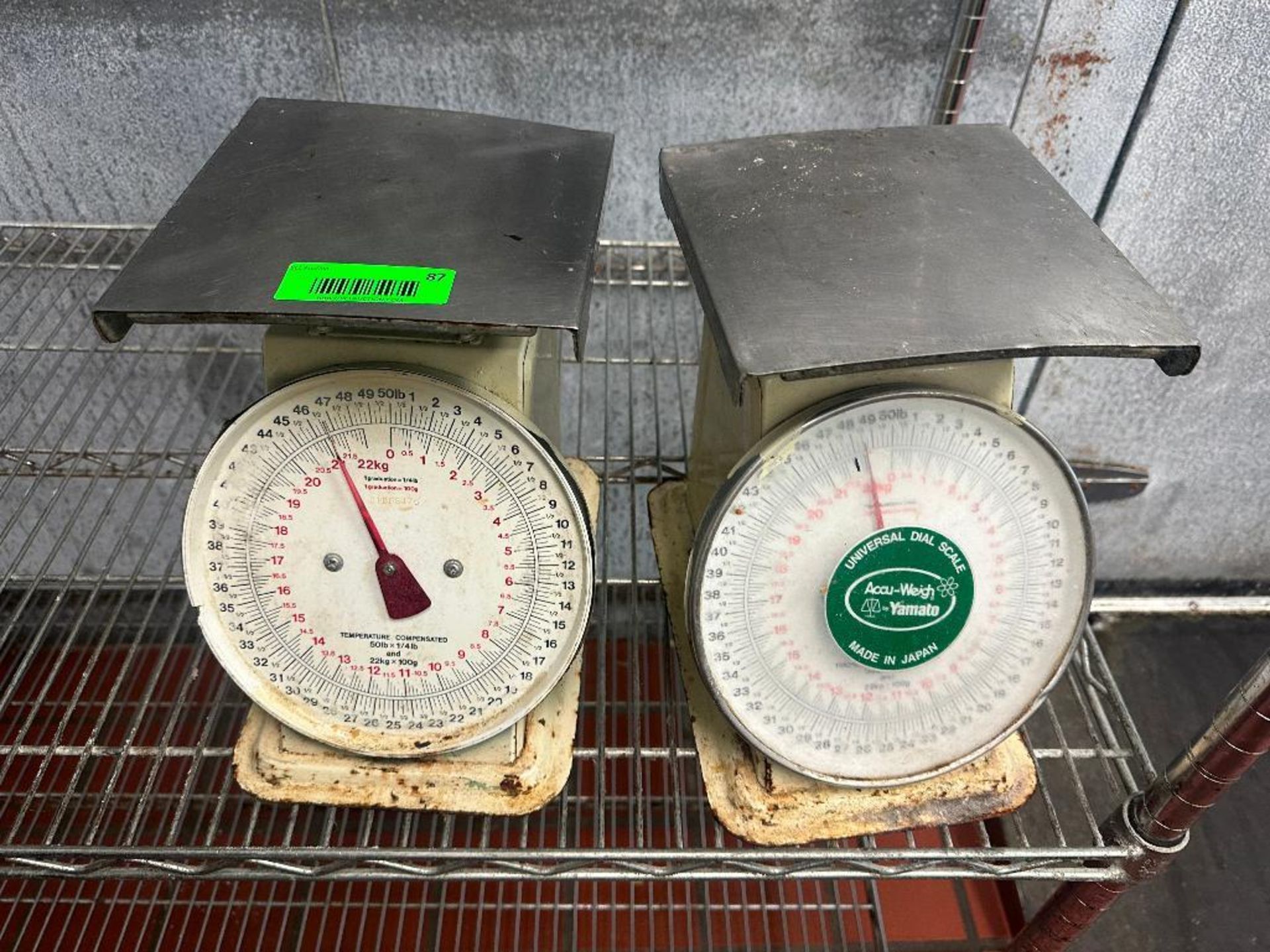 DESCRIPTION (2) ASSORTED ACCU WEIGH PORTION SCALES THIS LOT IS: SOLD BY THE PIECE LOCATION 7399 O'Co