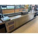 DESCRIPTION RANDELL 111" FOUR DOOR REFRIGERATED PREP TOP W/ SNEEZE GUARD. BRAND / MODEL: RANDELL 513