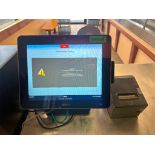 DESCRIPTION (2) TERMINAL NCR TOUCH SCREEN POINT OF SALE SYSTEM W/ BACK OFFICE COMPUTER AND DONGLE. A
