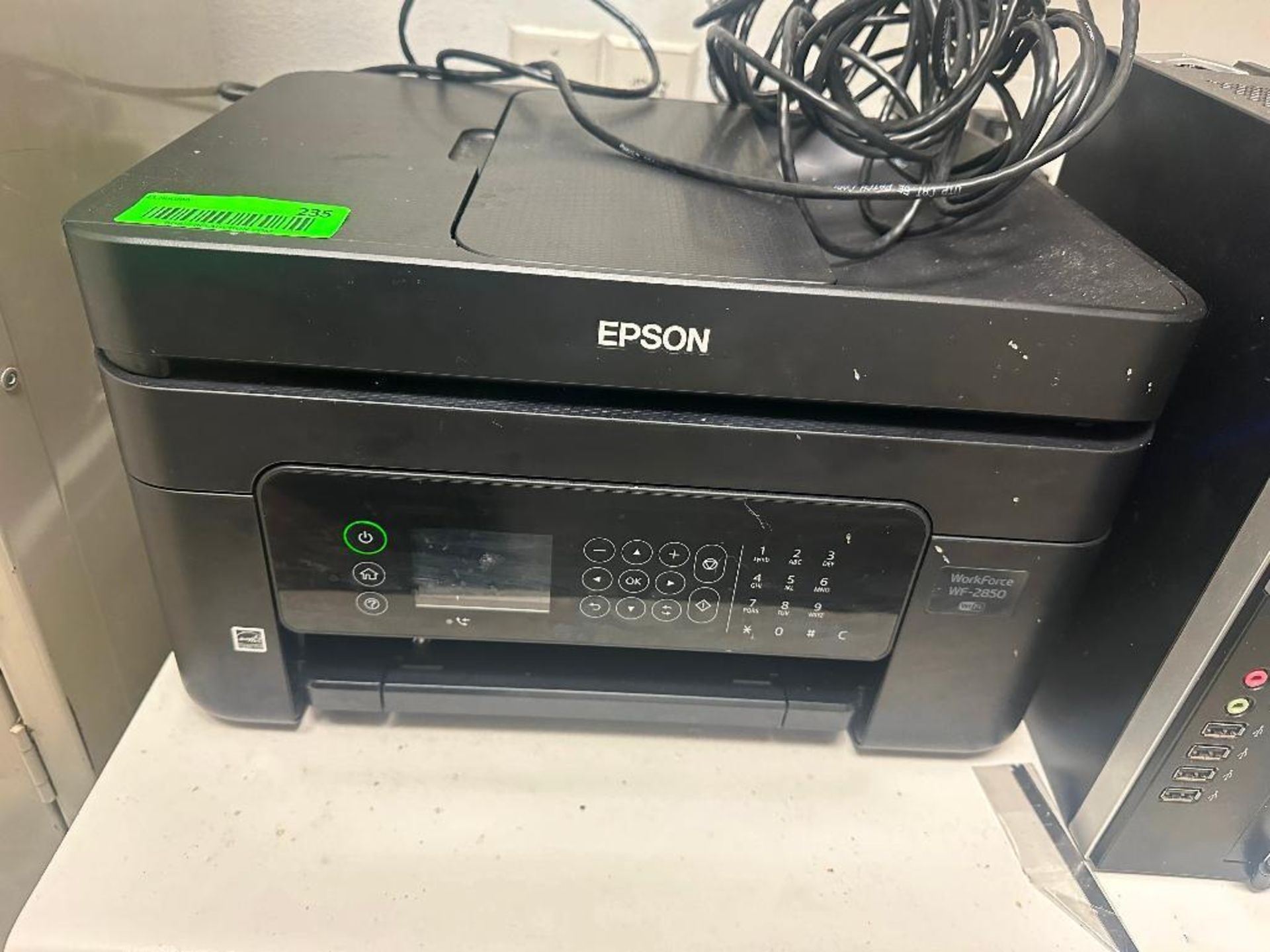 DESCRIPTION EPSON WORK FORCE 2850 ALL IN ONE PRINTER BRAND / MODEL: EPSON WORK FORCE 2850 LOCATION 1