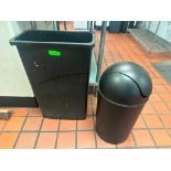 DESCRIPTION 20 GALLON BAR SIDE TRASH CAN. ADDITIONAL INFORMATION W/ SMALL OFFICE CAN. THIS LOT IS: O