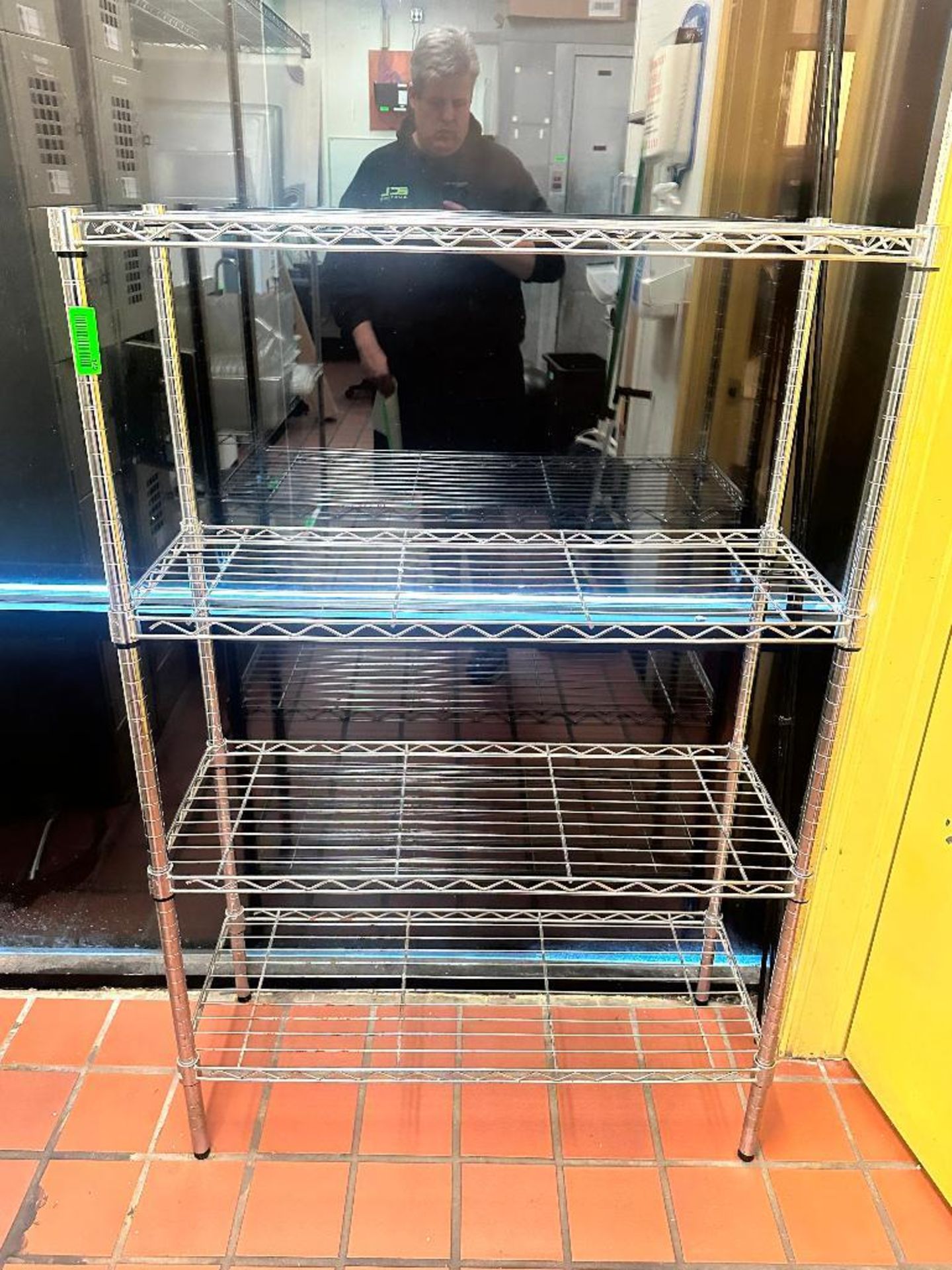 DESCRIPTION 36" X 12" FOUR TIER WIRE SHELF SIZE 60" T LOCATION 7399 O'Connor Drive, Round Rock, TX Q - Image 2 of 2