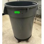 DESCRIPTION (2) BRUTE 44" GALLON TRASH CANS W/ DOLLYS BRAND / MODEL: RUBBERMAID THIS LOT IS: SOLD BY