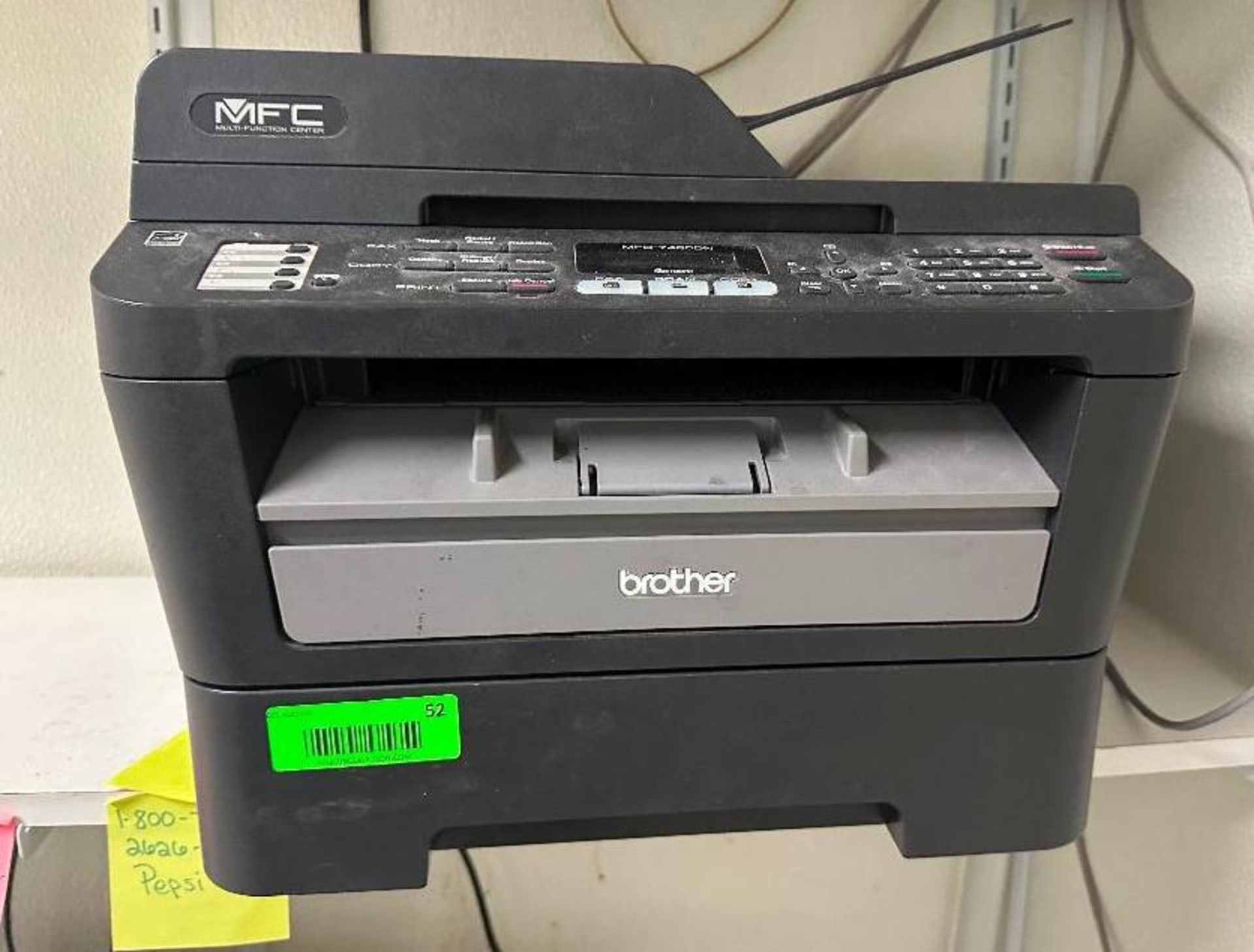 DESCRIPTION BROTHER MFC 7380N ALL IN ONE PRINTER BRAND / MODEL: BROTHER LOCATION �5017 Teasley Lane