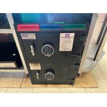 DESCRIPTION TWO COMPARTMENT SAFE W/ DIGITAL COMBO PAD. ADDITIONAL INFORMATION BCL HAS COMBO LOCATION