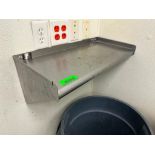 DESCRIPTION (2) 24" X 12" STAINLESS WALL SHELVES BRAND / MODEL: METRO SIZE 24" X 12" THIS LOT IS: SO