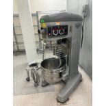 DESCRIPTION HOBART 60 QT LEGACY MIXER W/ BOWL, DOLLY, PADDLE, AND HOOK. RETAIL NEW FOR $26K BRAND /