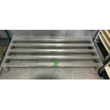 DESCRIPTION 60" ALUMINUM DUNNAGE RACK. SIZE 60" LOCATION 2110 W Slaughter Lane #176, Austin, TX QTY