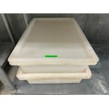 DESCRIPTION (2) LARGE PLASTIC DOUGH BOXES WITH THIS LOT IS: SOLD BY THE PIECE LOCATION 2110 W Slaugh