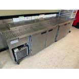 DESCRIPTION RANDELL 111" FOUR DOOR REFRIGERATED PREP TOP. BRAND / MODEL: RANDELL 513111PR ADDITIONAL