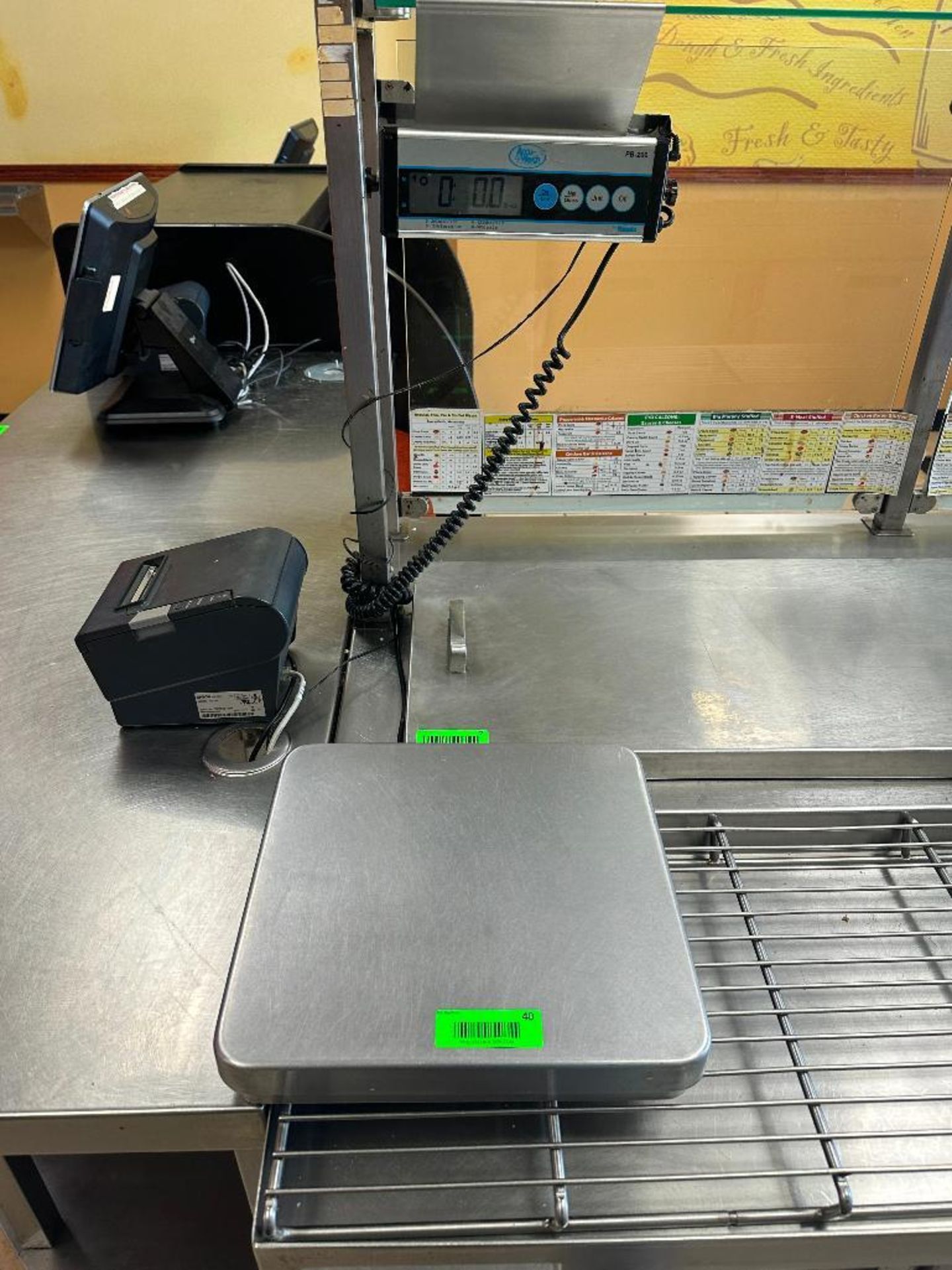 DESCRIPTION ACCU WEIGH PB-200 200 LB. DIGITAL PORTION SCALE. BRAND / MODEL: ACCU WEIGH PB-200 LOCATI