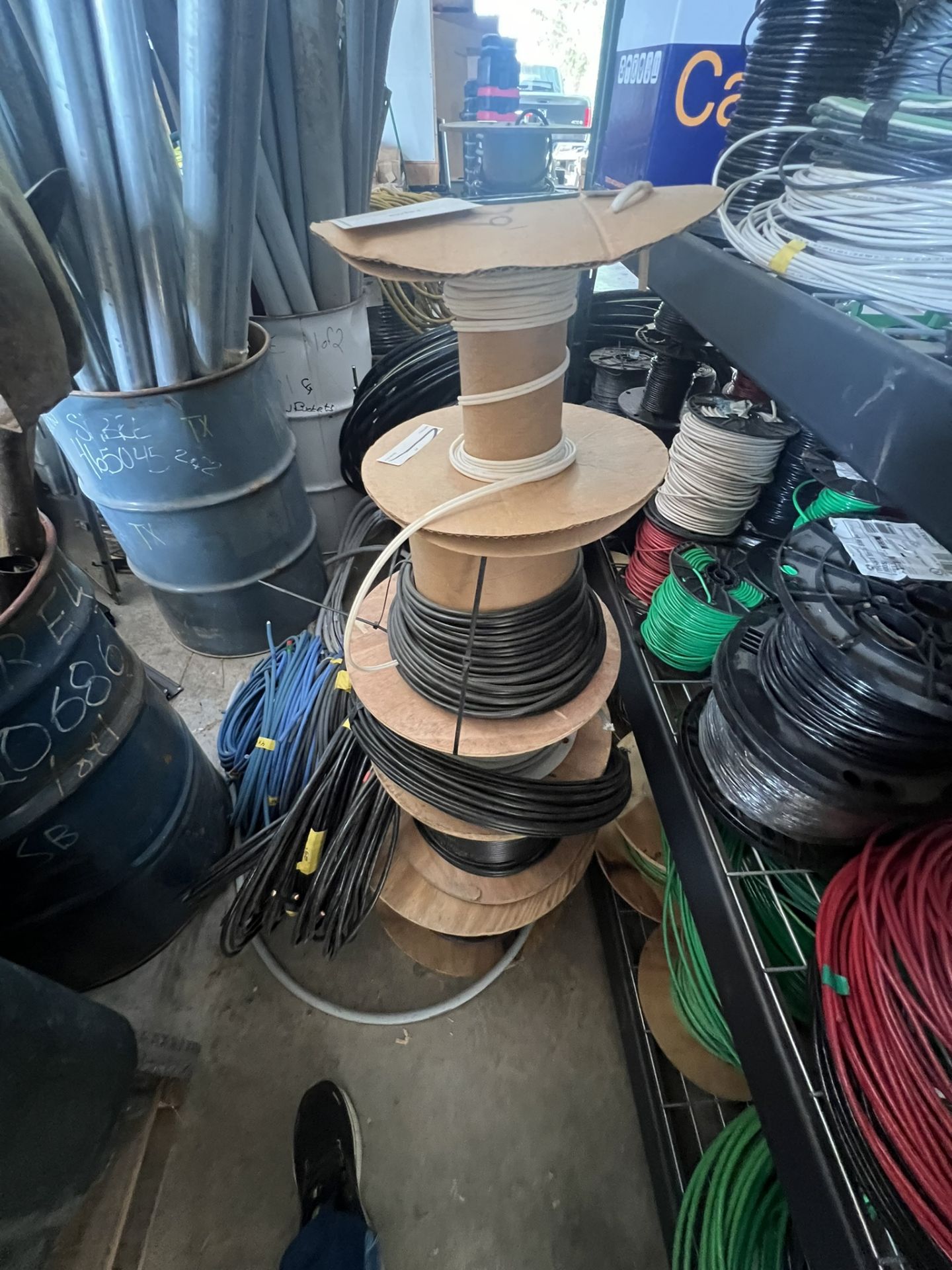 Misc Spools of Cabling, Wire