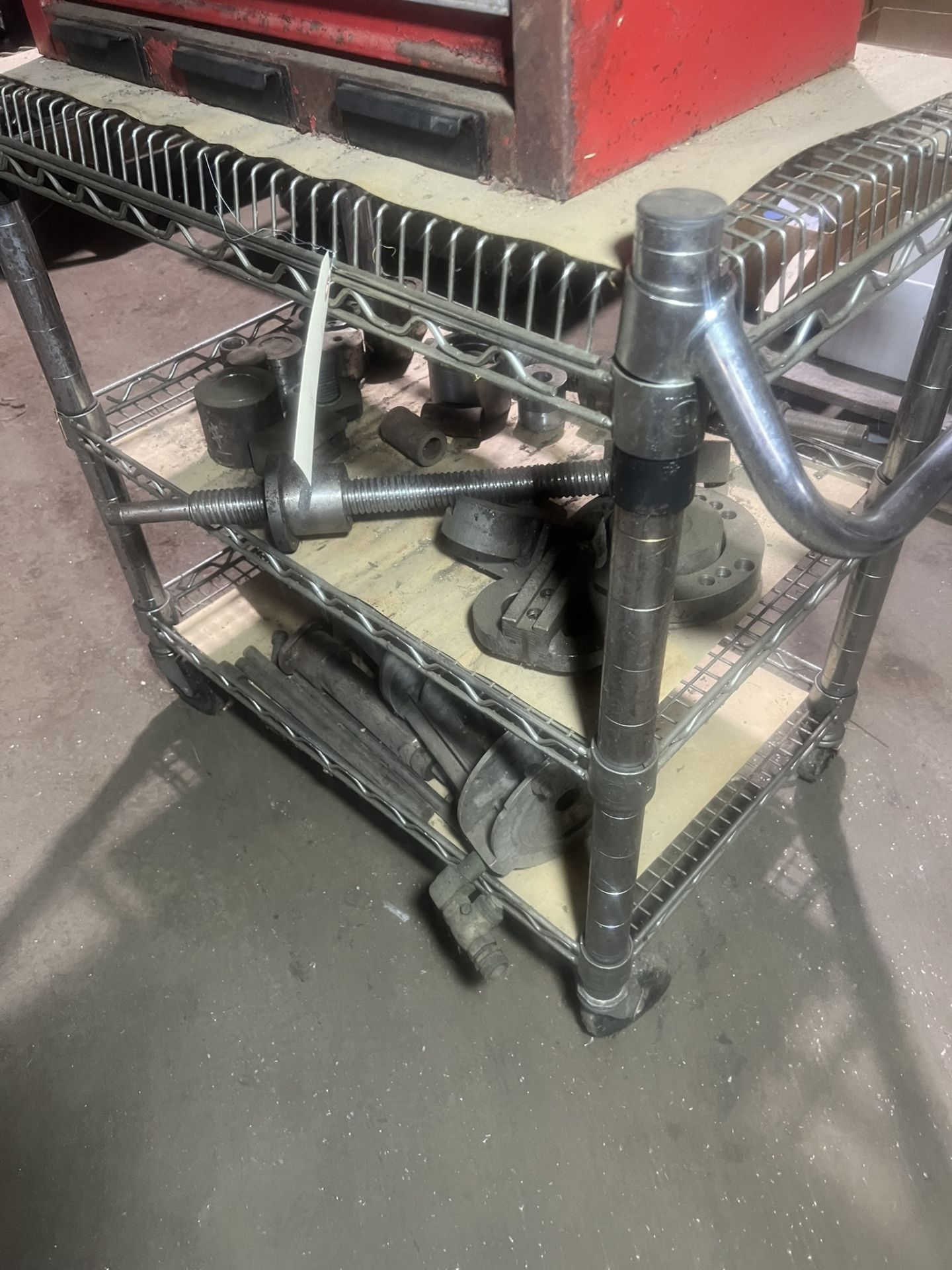 2 Metal Rolling Carts & Contents of Tooling, Dies - Image 2 of 2