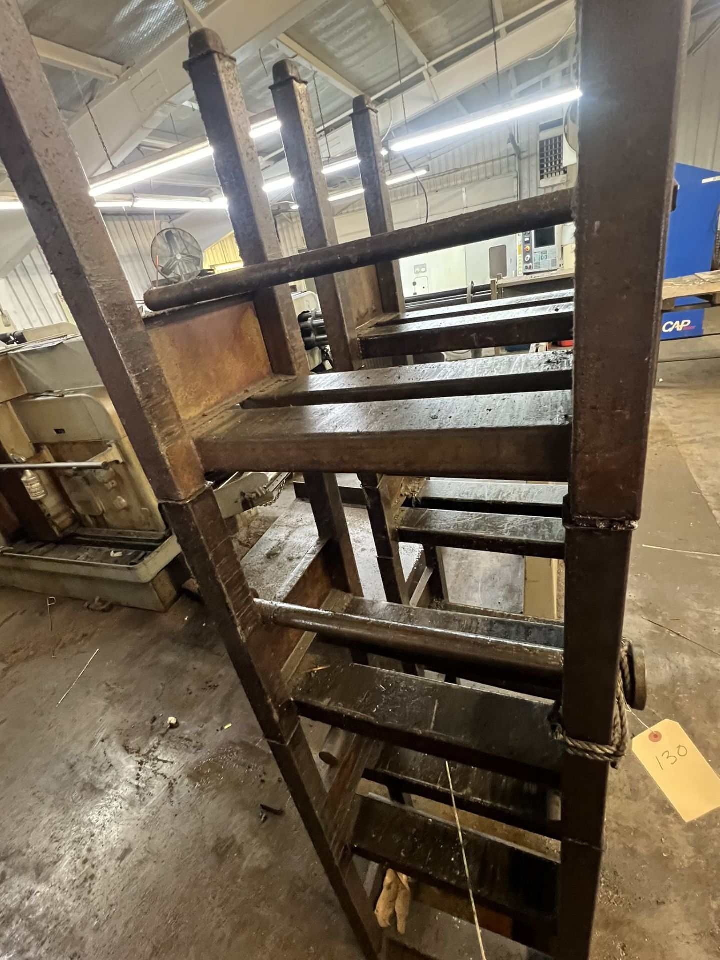 2 metal tooling stands 15"x83" - Image 2 of 2