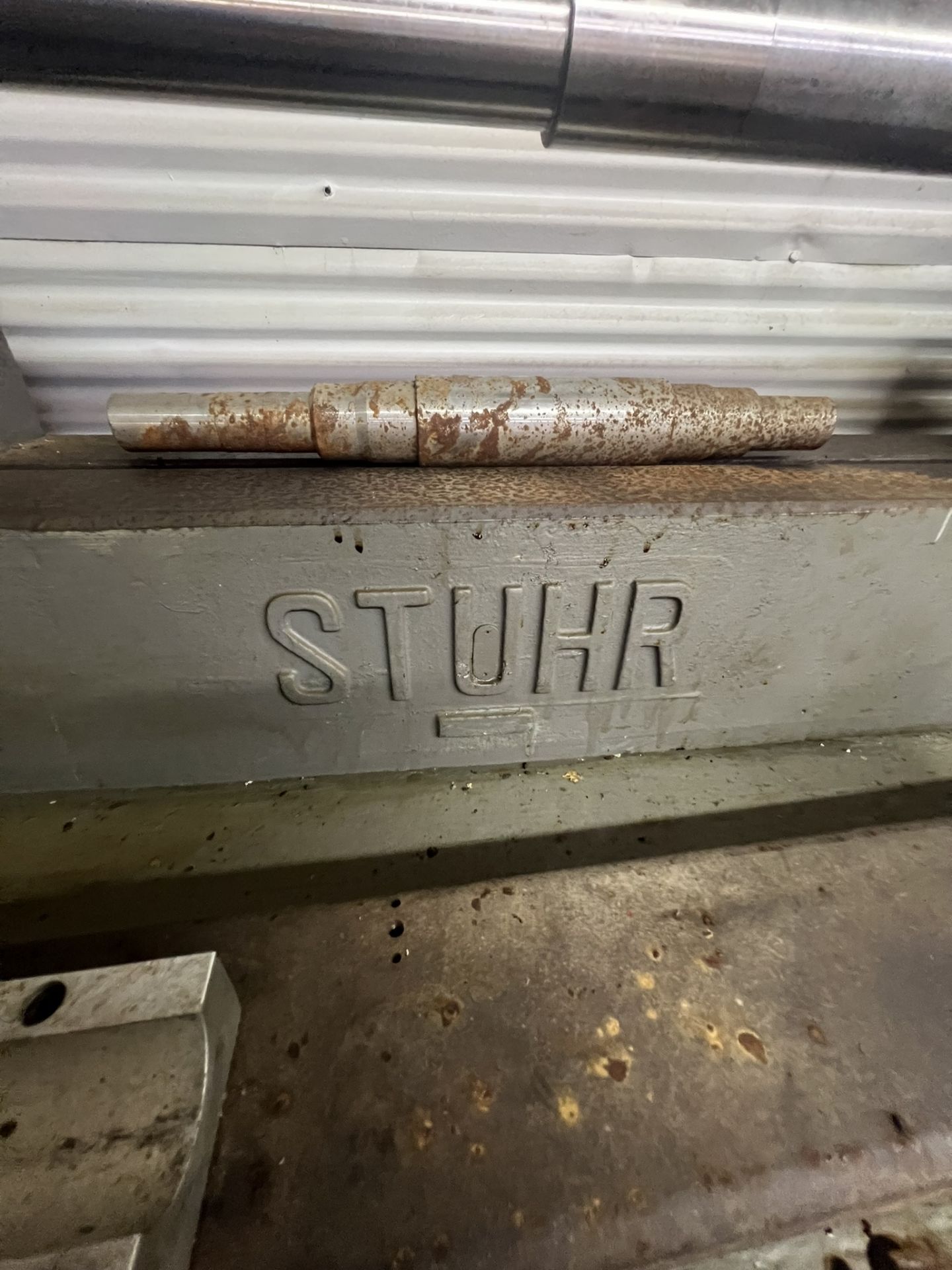 Stuhr Drill Press, Shelf with Tooling - Image 2 of 3