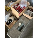 Pallet with Assorted Fuses, Nuts, Bolts, Organizers