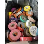 Small Tote of Colored Electrical Tape