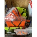 Flat with Safety Vests, Rain Panchos and Ear Protection