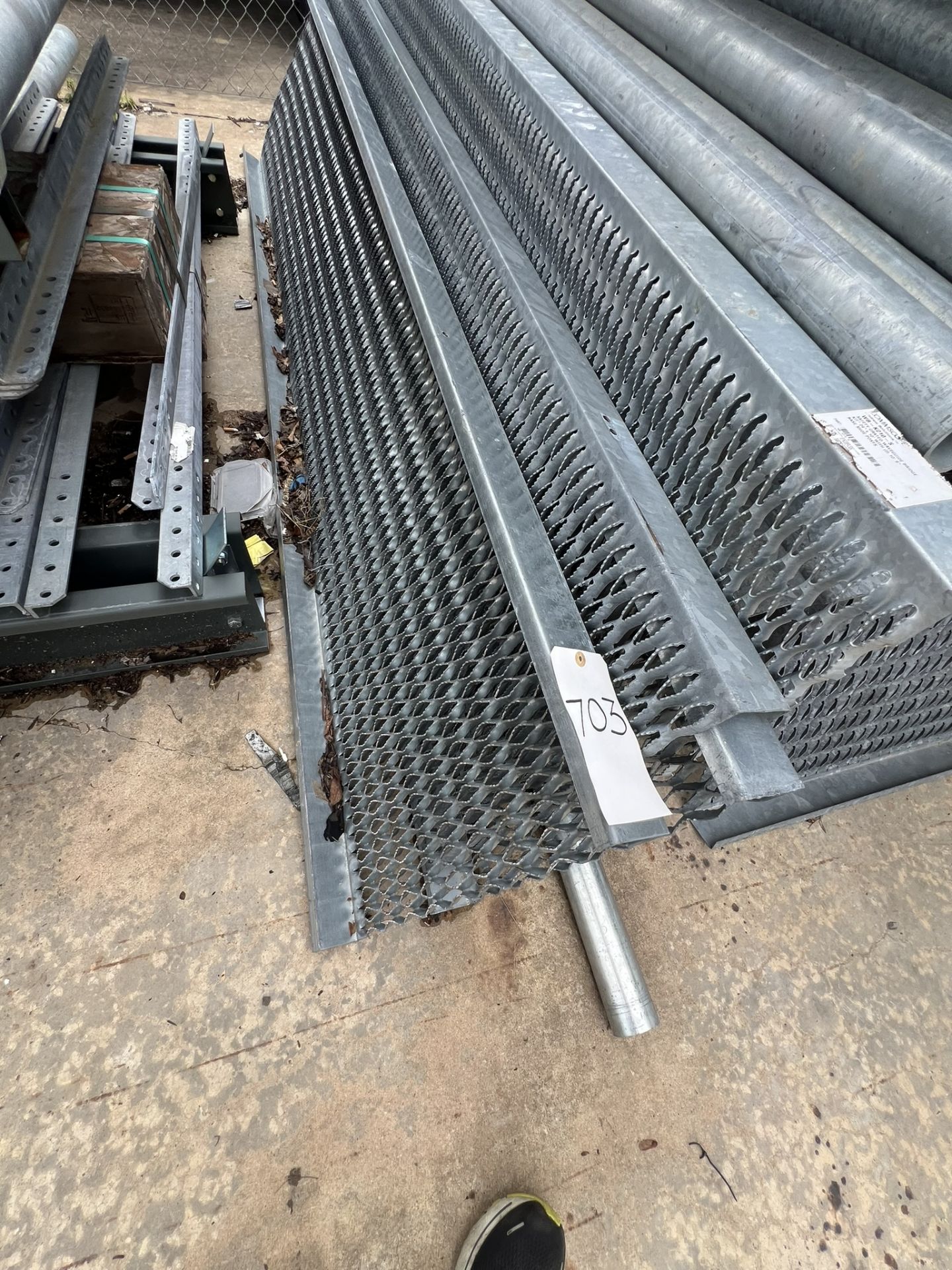 Safety Grate Bridge (8 2ftx10ft sections), legs, other pieces, do not know if it is full set
