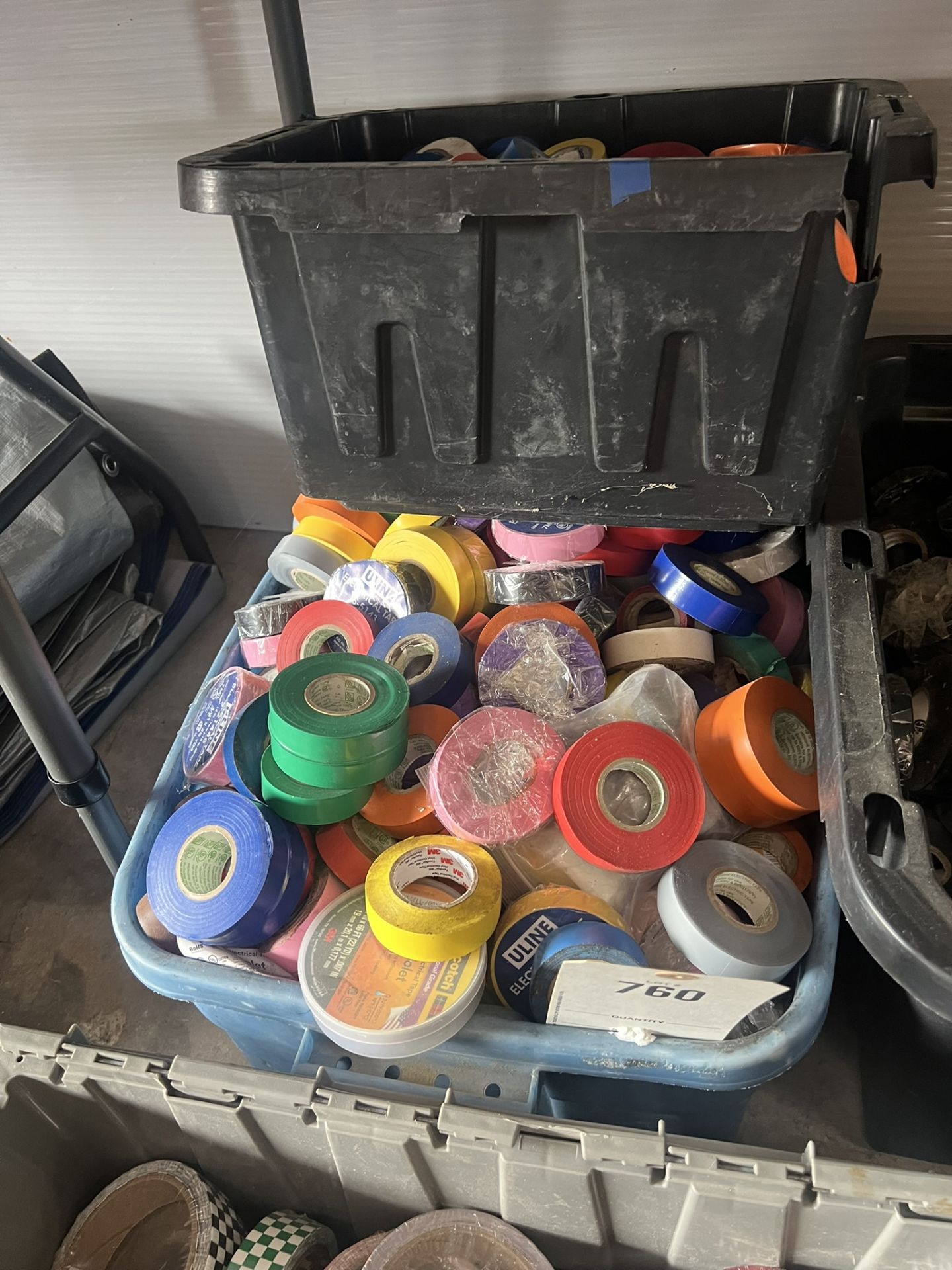 Tote of Colored Electrical Tape