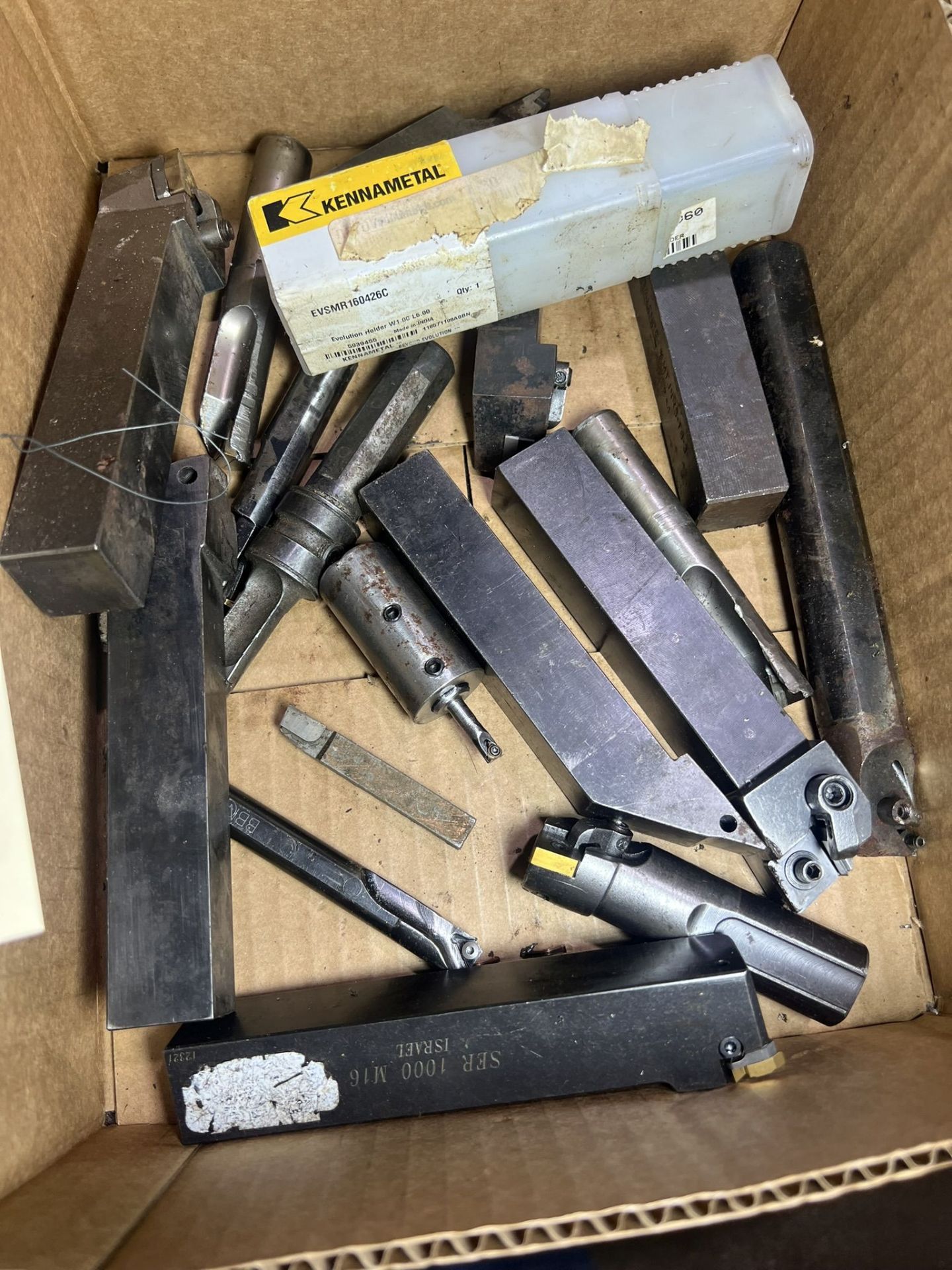 Box with Cutting Tool Holders