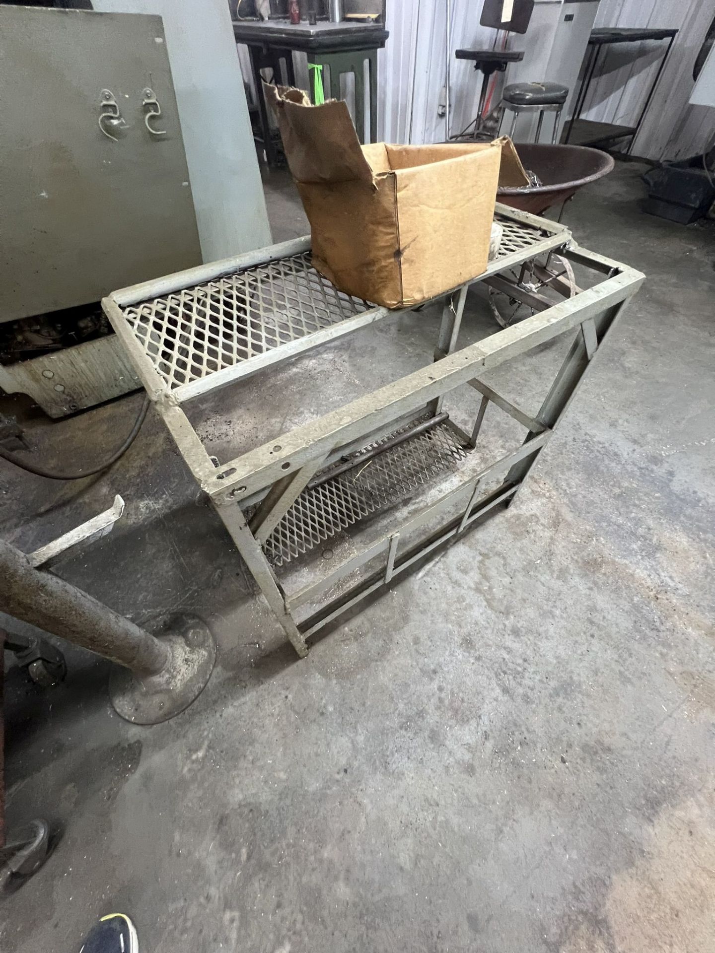 Pipestand, 2 Metal Tables - Image 2 of 3