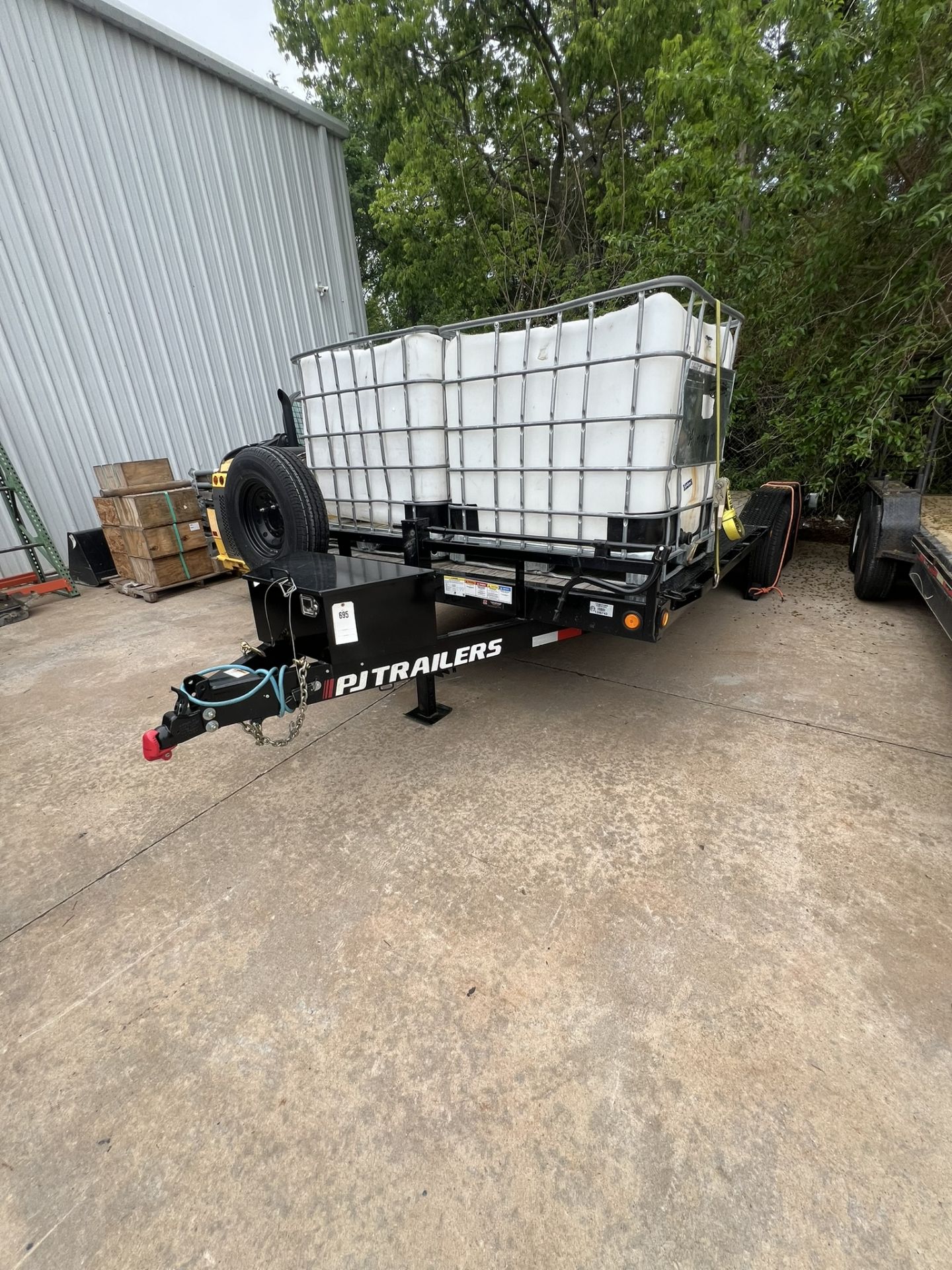 PJ 22ft trailer with Dexter 7k front and rear axles, 2ft Dovetail with 5ft Rear Slide In Ramps &