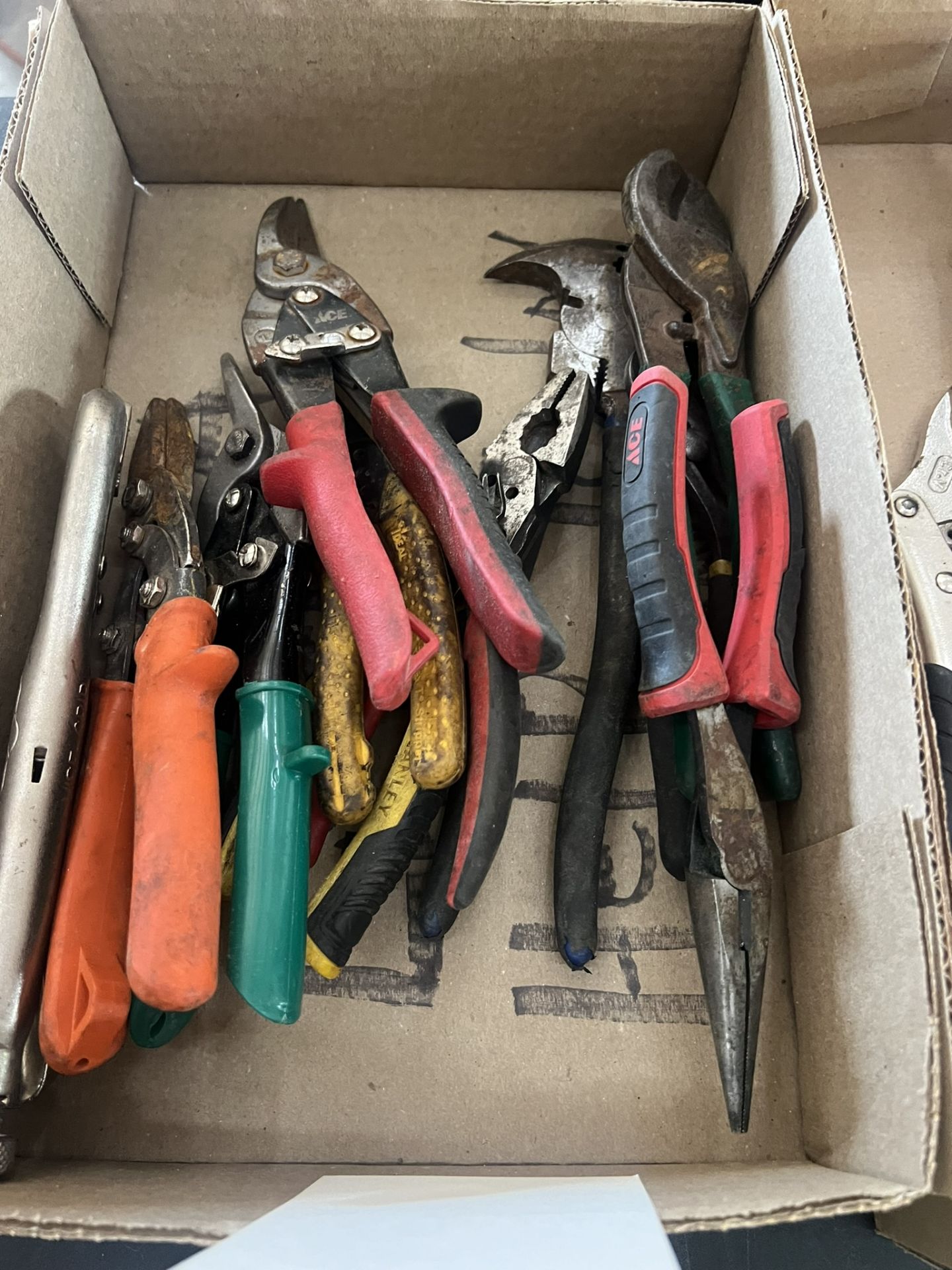 Flat of Pliers, Cutters, Wire Strippers