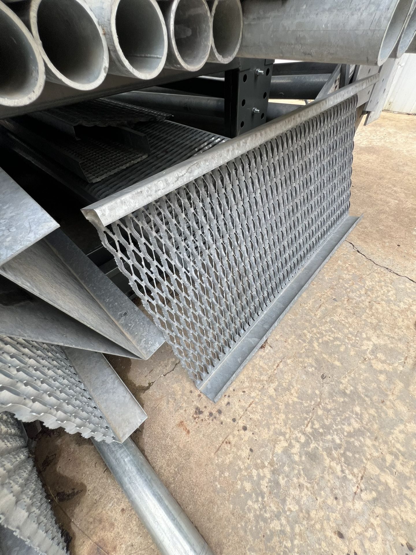 Safety Grate Bridge (8 2ftx10ft sections), legs, other pieces, do not know if it is full set - Image 2 of 3